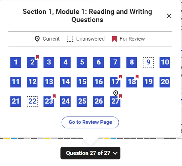 Digital SAT Adaptive Layout
